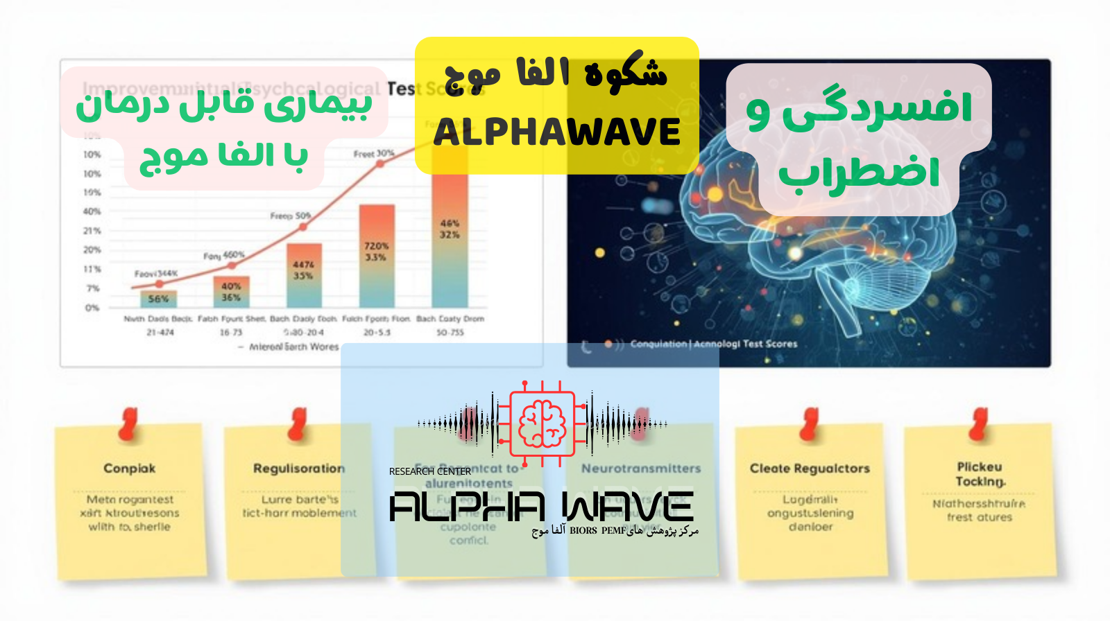 درمان قطعی افسردگی و اضطراب | بازسازی انتقال دهنده های عصبی | الفا موج