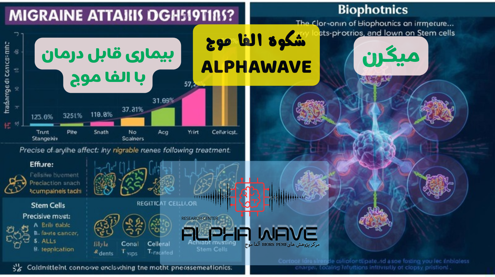 درمان قطعی میگرن و سردرد مزمن | توقف درد در منبع با بیوفوتونیک پیشرفته